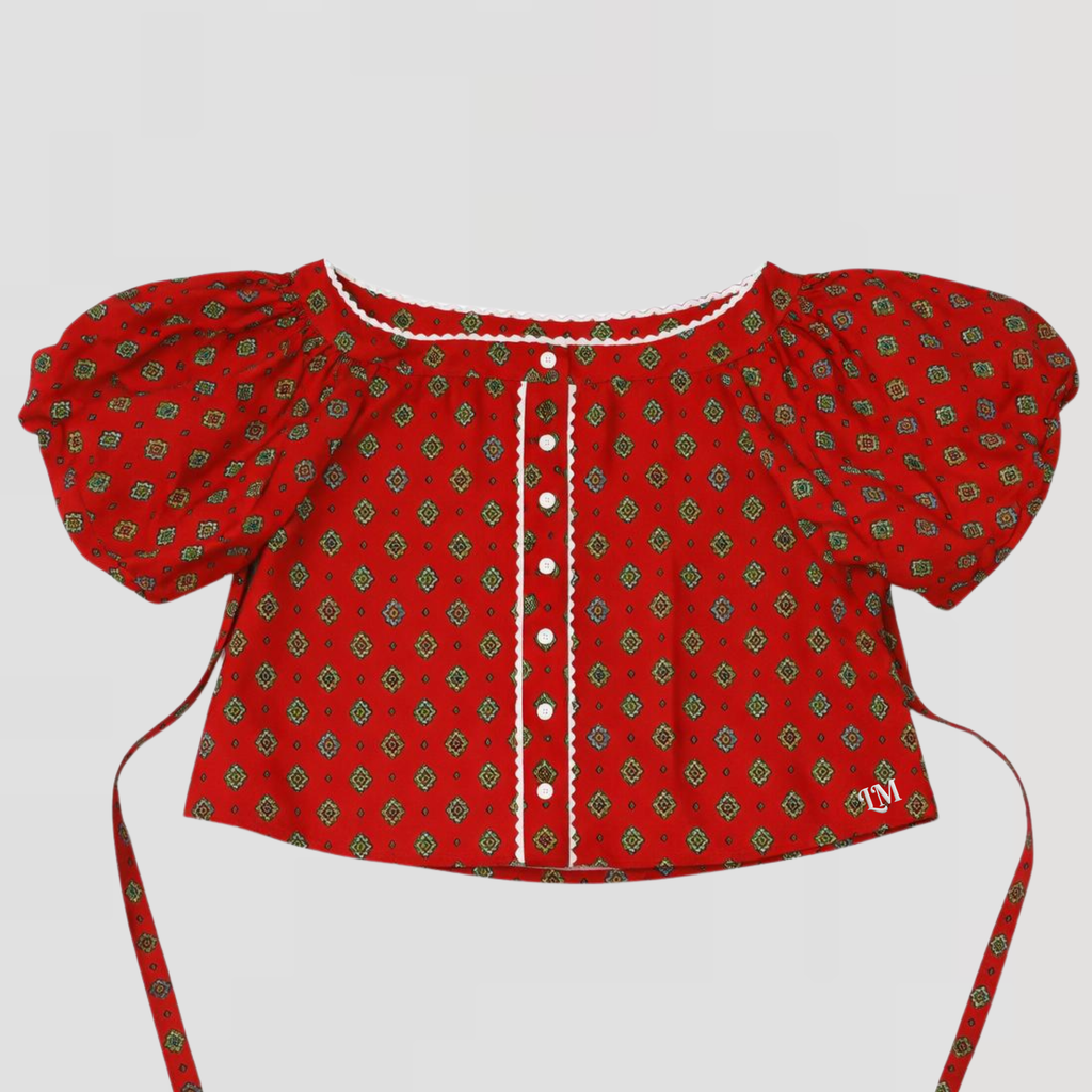 BLOUSE CATHERINE - ROUGE