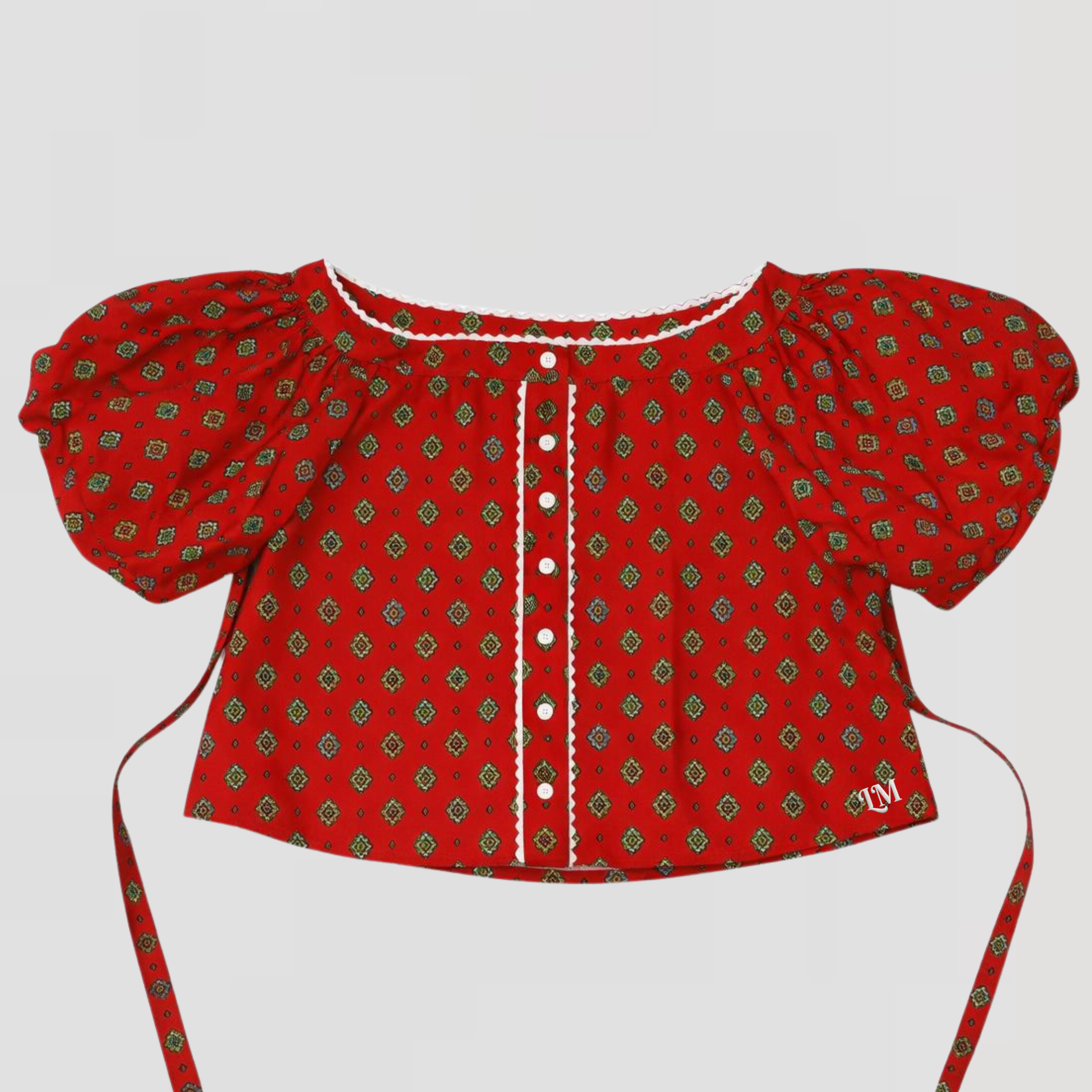 BLOUSE CATHERINE - ROUGE