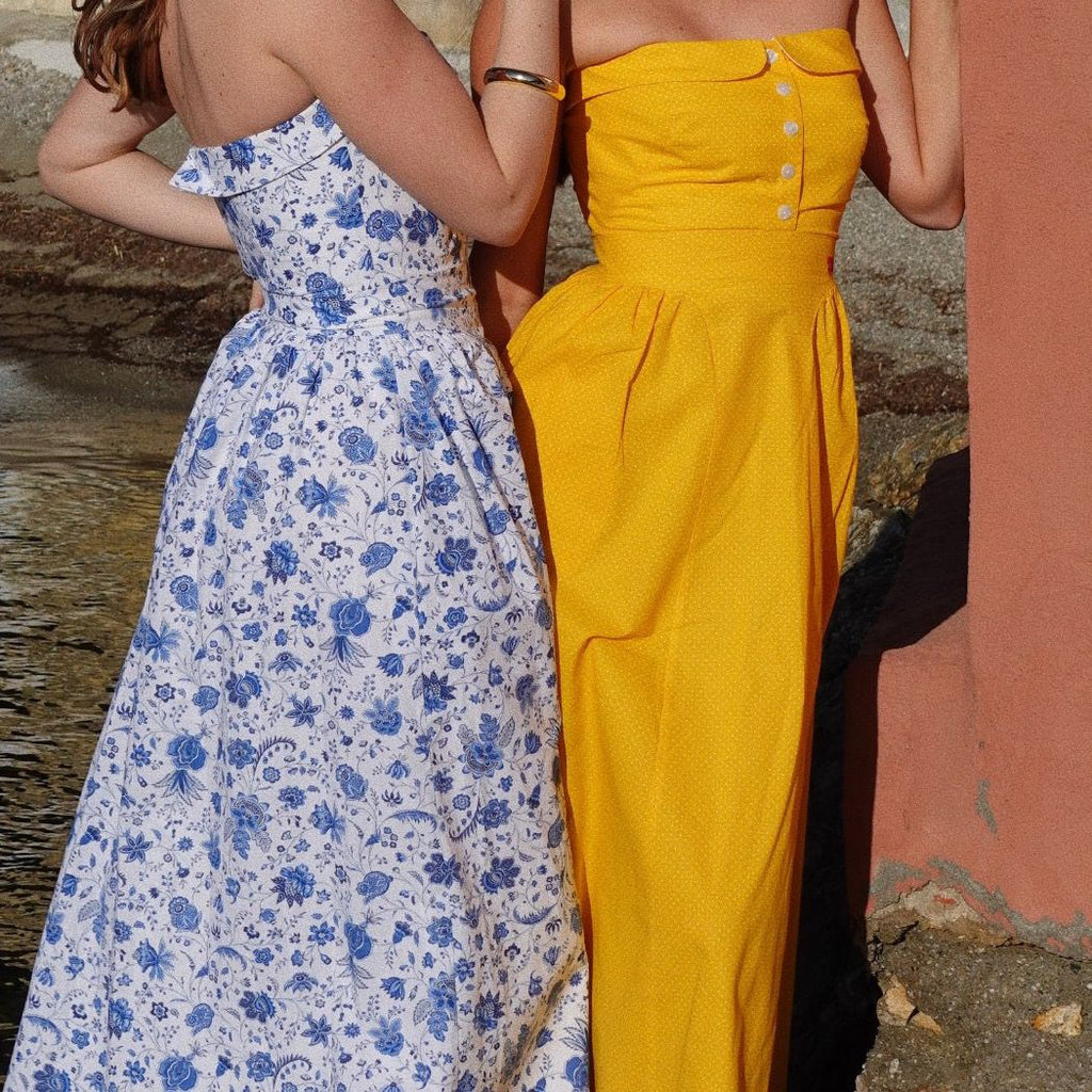 ROBE MARYLINE - JAUNE